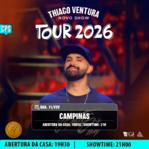Thiago Ventura Campinas 11.Fev 19h30