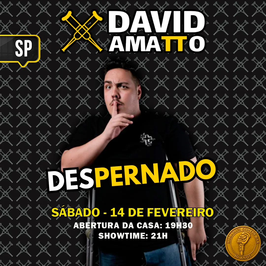 David Amato SP 14.Fev 19h30