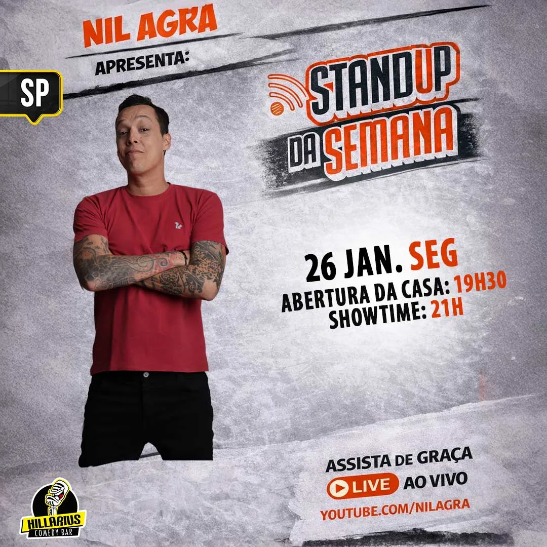 Nil Agra e Convidados SP 26.Jan 19h30