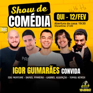 Igor Guimarães Convida ABC 12.Fev 19h30