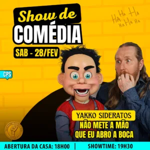 Show de 10 :: Yakko Sideratos Campinas 21.Fev 18h00