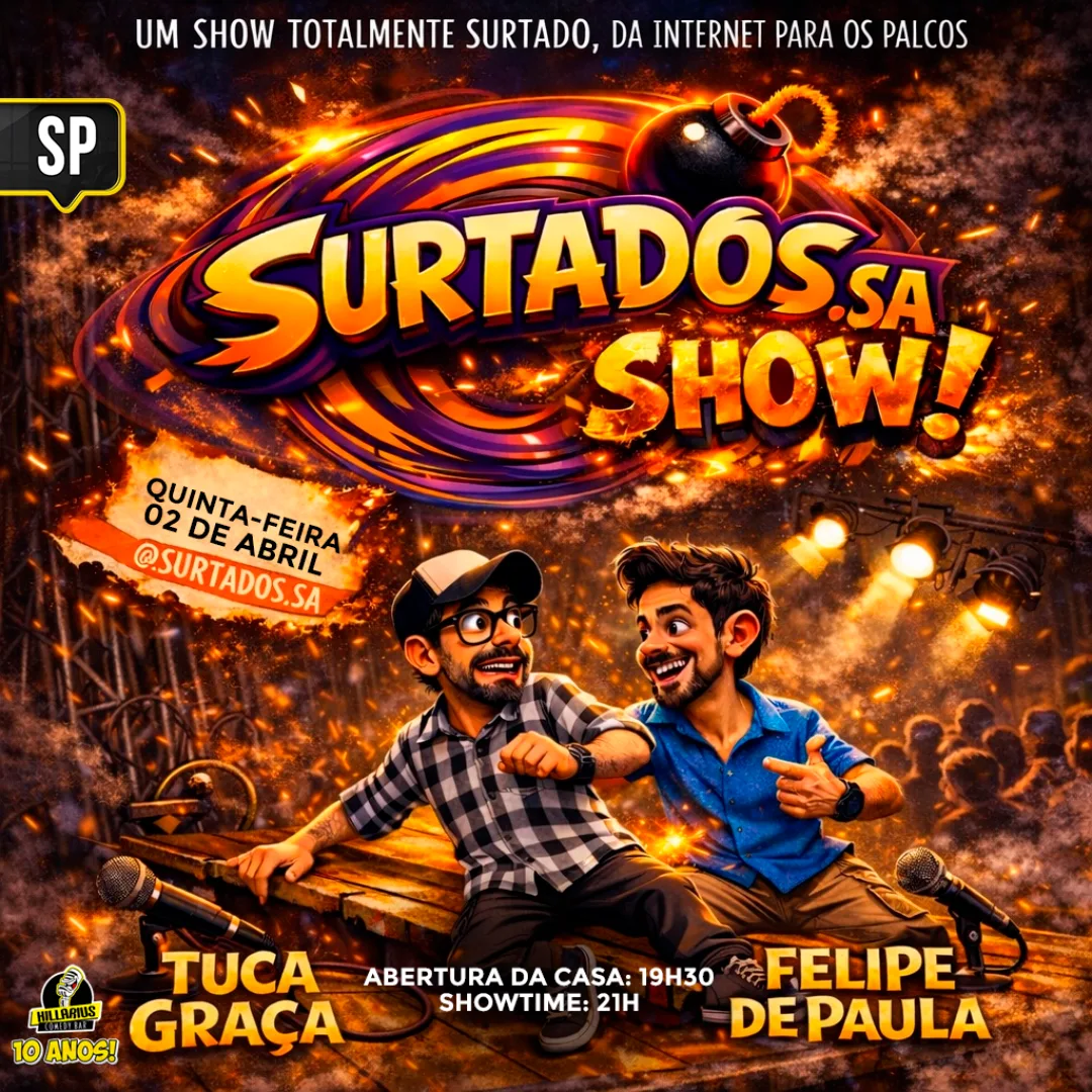 Tuca Graça e Felipe de Paula SP 02.Abr 19h30