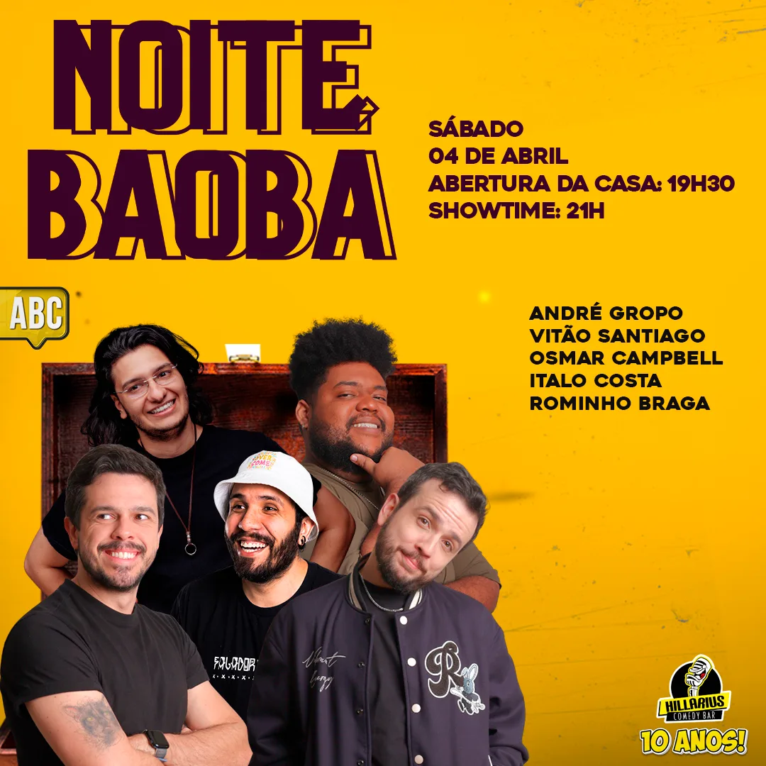 Noite Baoba ABC 04.Abr 19h30