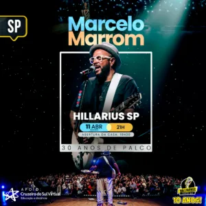 Marcelo Marrom SP 11.Abr 19h30