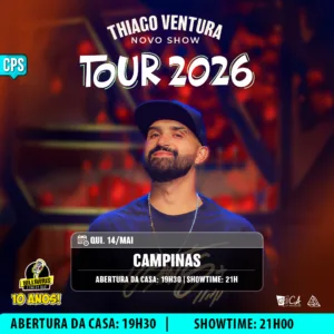 Thiago Ventura Campinas 14.Mai 19h30