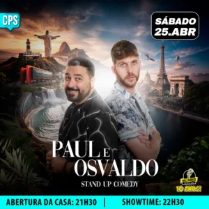 Paul Cabanes e Osvaldo Barros Campinas 25.Abr 21h30