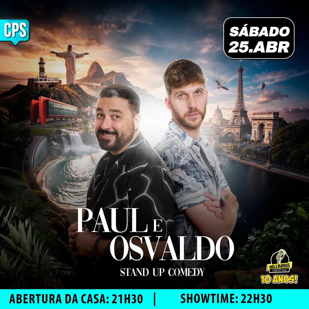 Paul Cabanes e Osvaldo Barros Campinas 25.abr 21h30