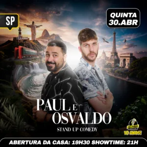 Paul Cabanes e Osvaldo SP 30.Abr 19h30