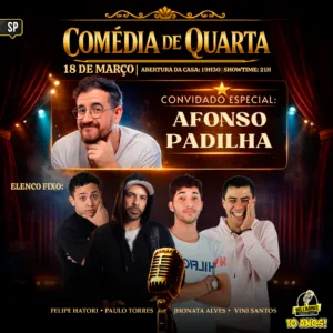 Comédia de Quarta SP 18.Mar 19h30