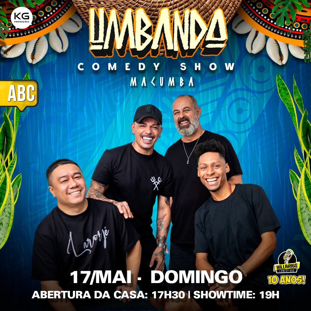 Umbanda Comedy ABC 17.Mai 17h30