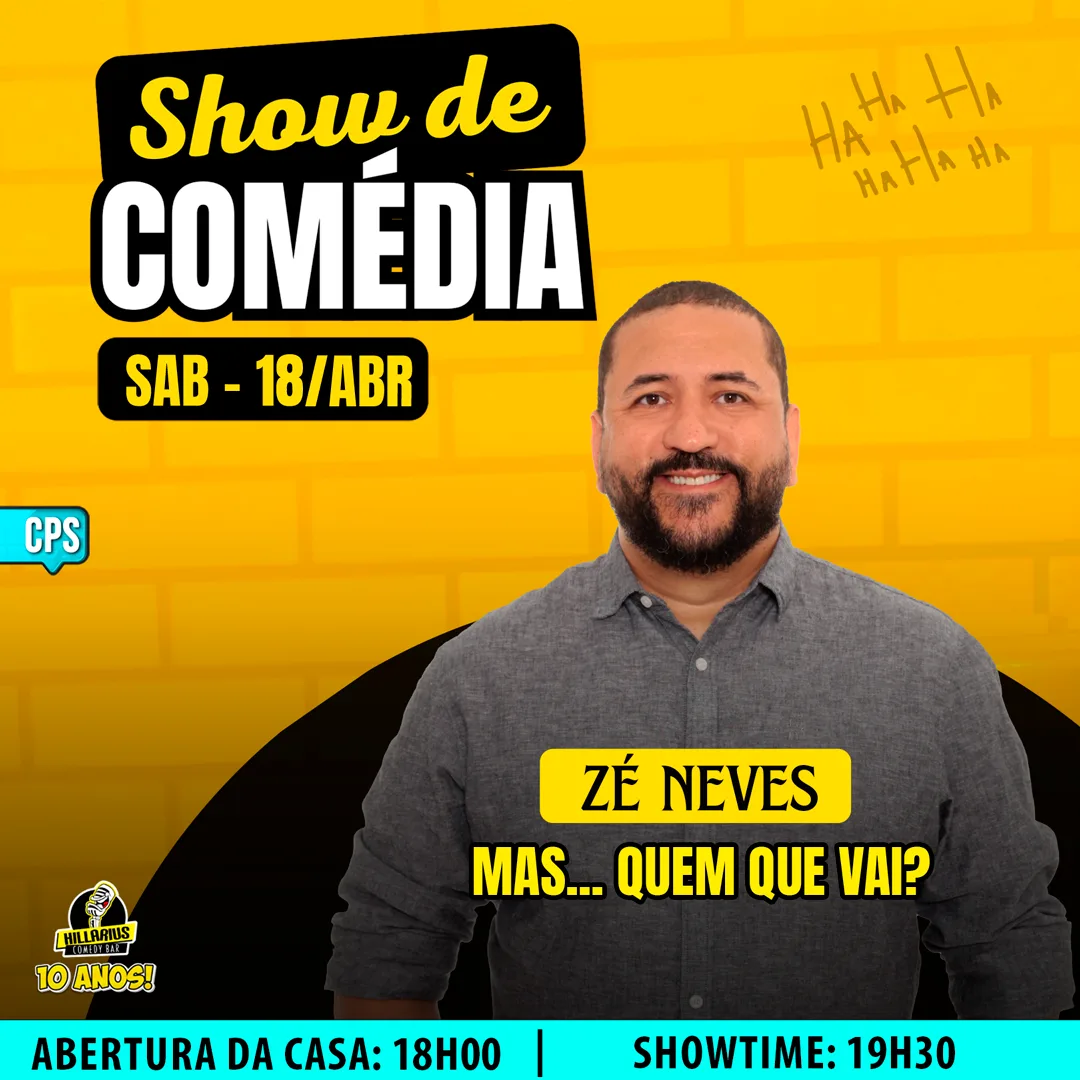 INGRESSO EM DOBRO:: Zé Neves Campinas 18.Abr 18h00