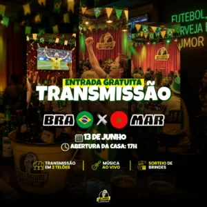 Transmissão Brasil x Marrocos_13.Jun_a partir das 17h