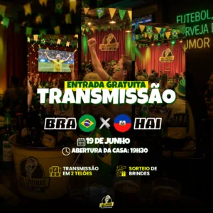 Transmissão Brasil x Haiti_19.Jun_a partir das 19h30