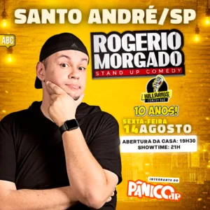 Rogério Morgado ABC 14.Ago 19h30