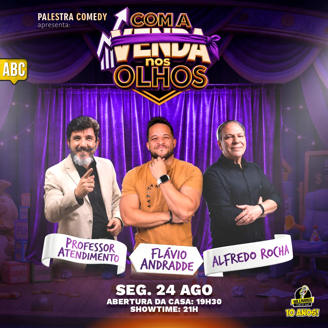 Palestra Comedy ABC 24.Ago 19h30