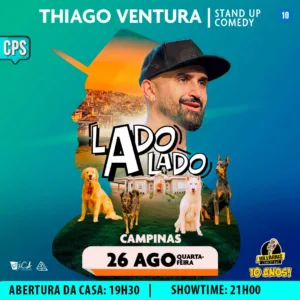 Combo Promocional::Thiago Ventura Campinas 26.Ago 19h30
