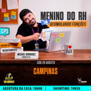 Menino do RH Campinas 29.Ago 18h00