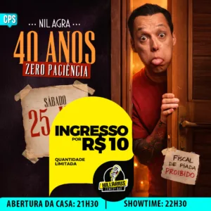 Show de 10:: Nil Agra Campinas 25.Jul 21h30