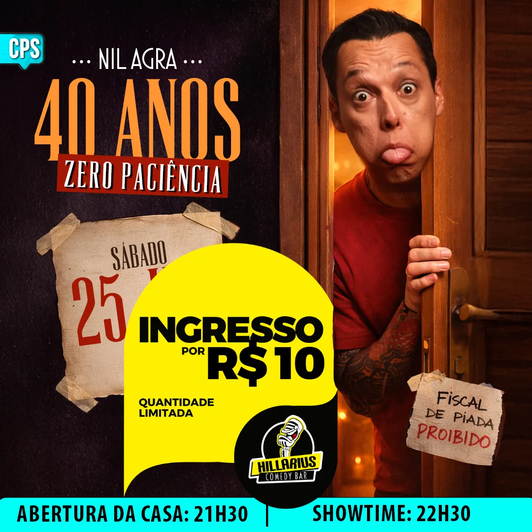 Show de 10:: Nil Agra Campinas 25.Jul 21h30