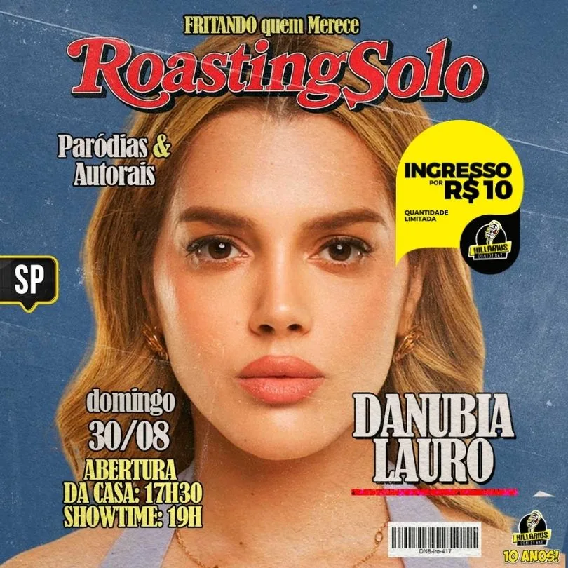 Show de 10:: Danubia Lauro SP 30.ago 17h30