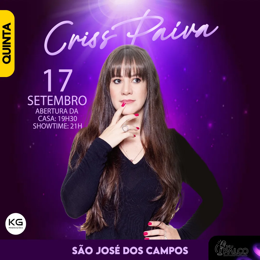 Criss Paiva- S. José dos Campos - 17.SET
