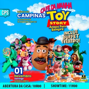 Café da Manha Toy Story 01.Nov 10h30
