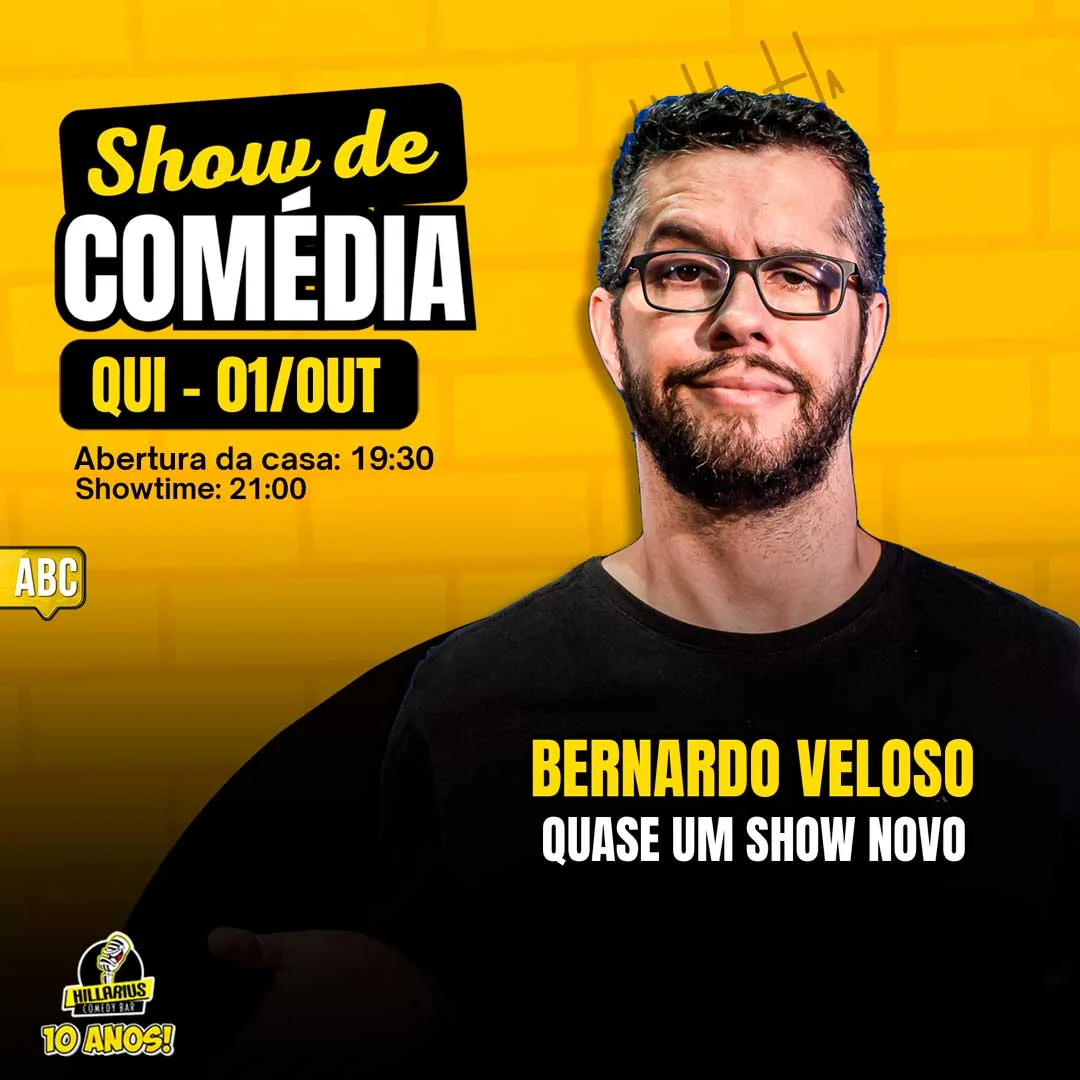 Bernardo Veloso ABC 01.Out 19h30