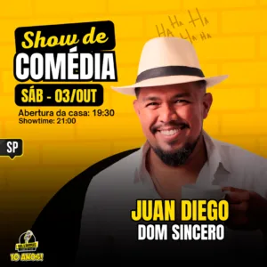 Dom Sincero SP 03.Out 19h30