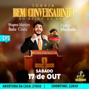 Magno Martins e Pastor Machado Campinas 17.Out 21h30