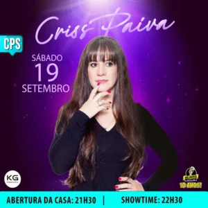 Criss Paiva Campinas 19.Set 18h00