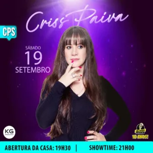 Criss Paiva Campinas 19.Set 19h30