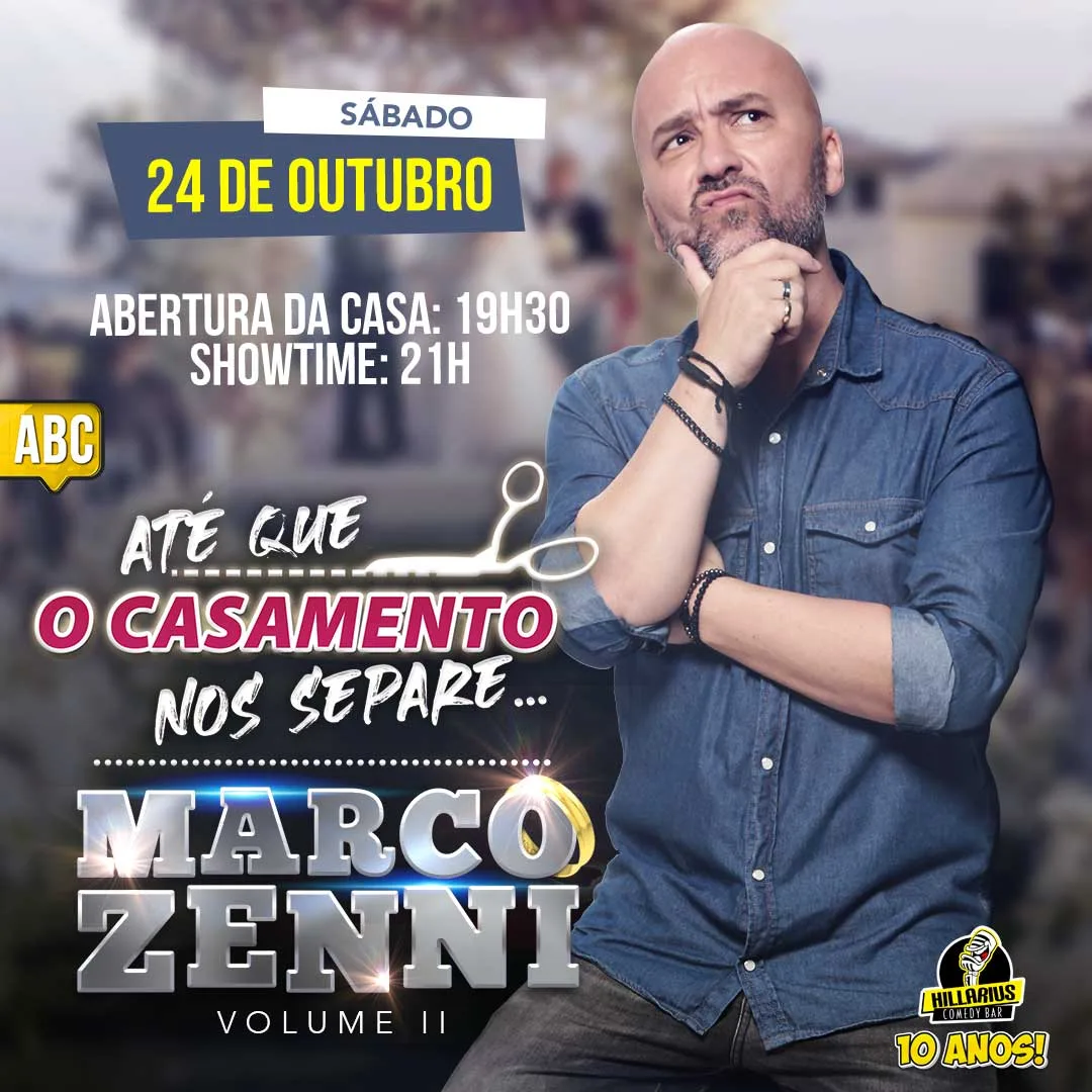 Marco Zenni ABC 24.Out 19h30