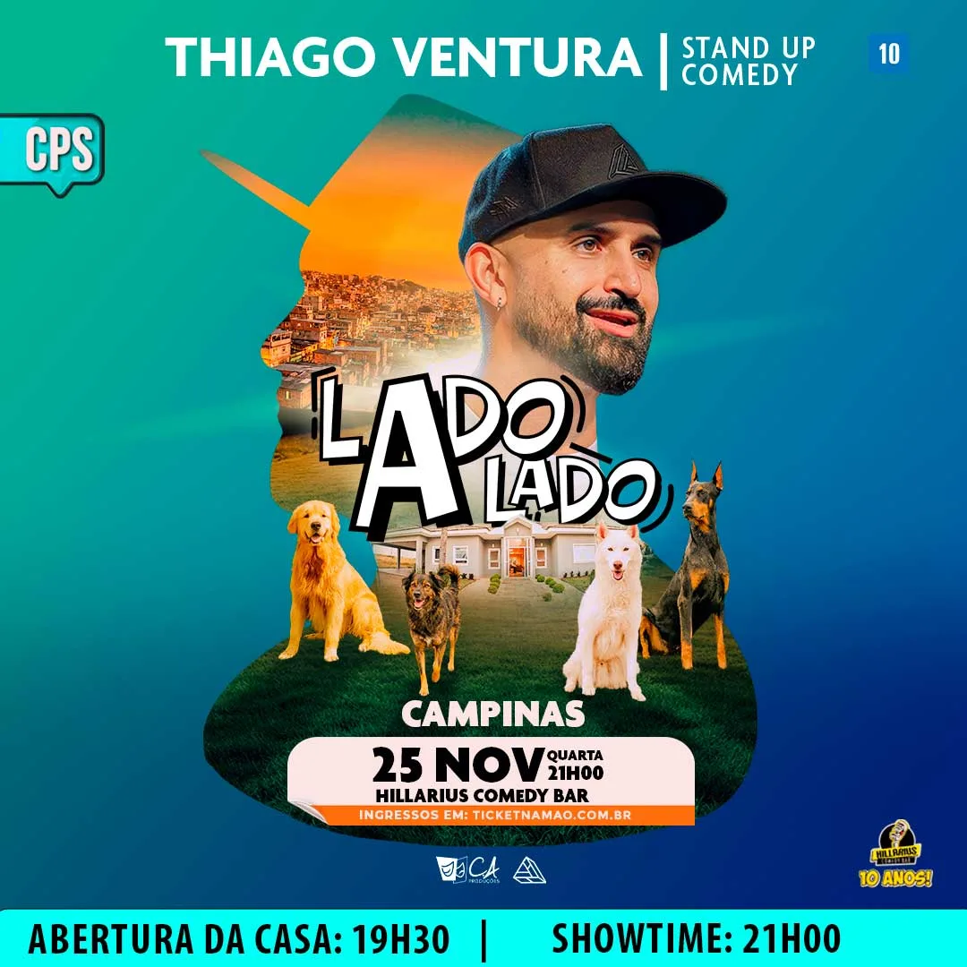 Thiago Ventura Campinas 25.Nov 19h30