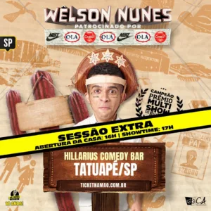 SESSAO EXTRA:: Welson SP 26.Set 16h00
