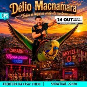 Delio Macnamara  Campinas 24.Out 21h30