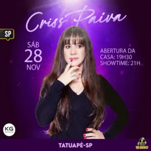 Criss Paiva SP 28.Nov 19h30